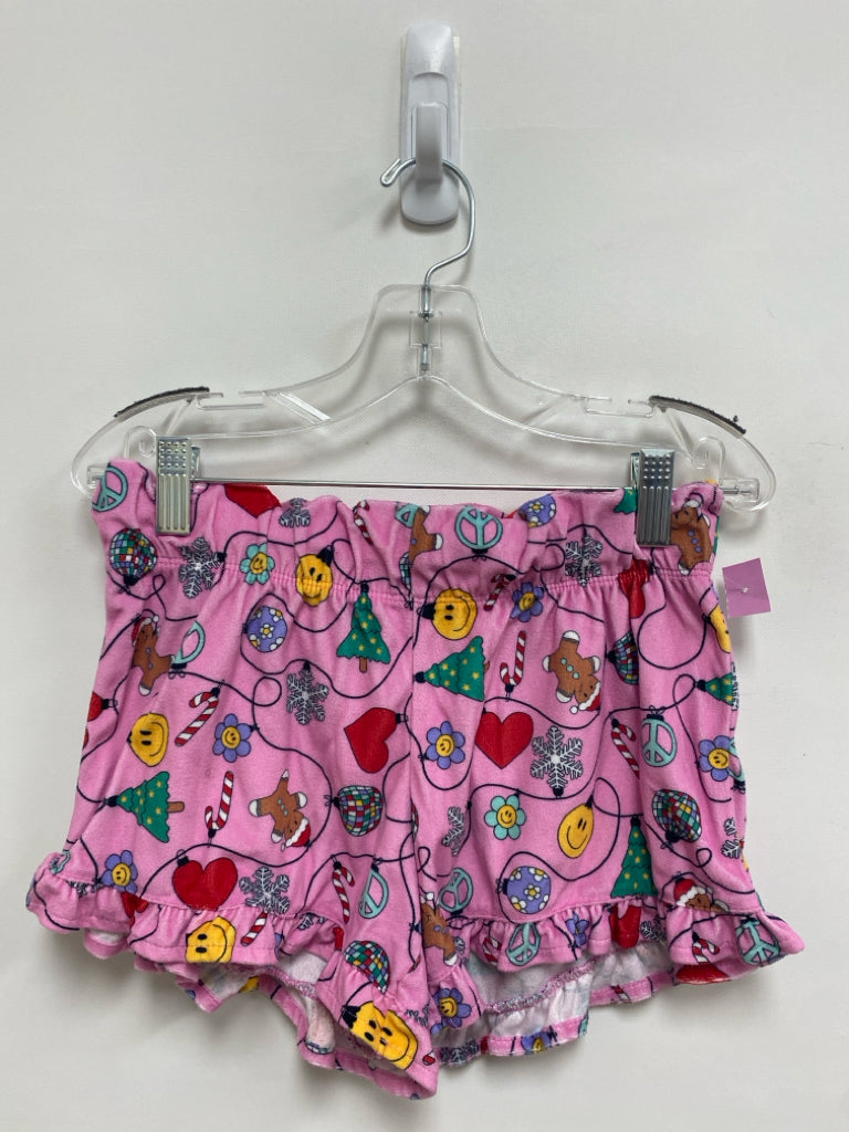 Art Class SIZE 10/12 Pink Green/Multi Christmas Girl&