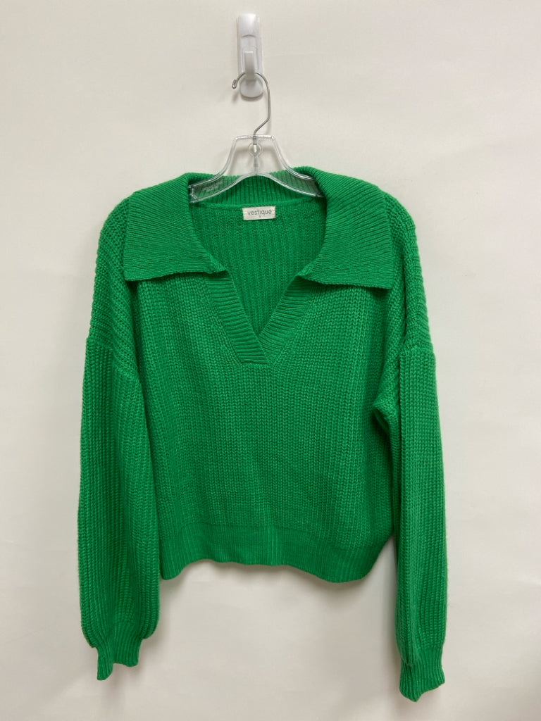 vestique Size S Green Cropped Ladies Sweater