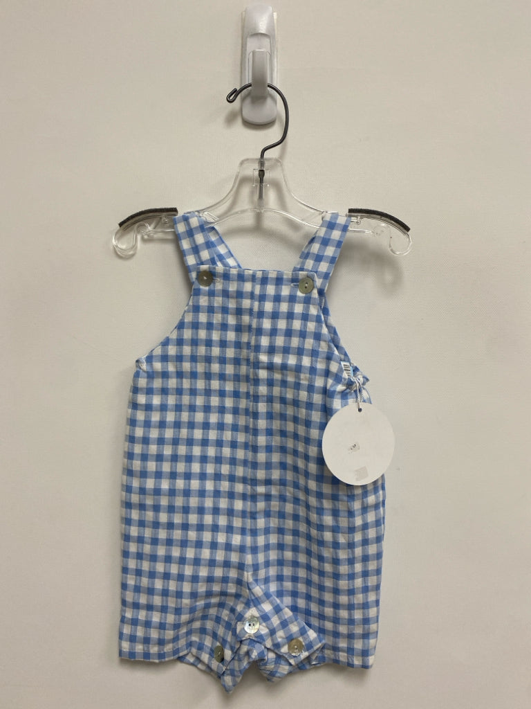 NWT SIZE XS Powder Blue White Checkered Sleeveless Boy&