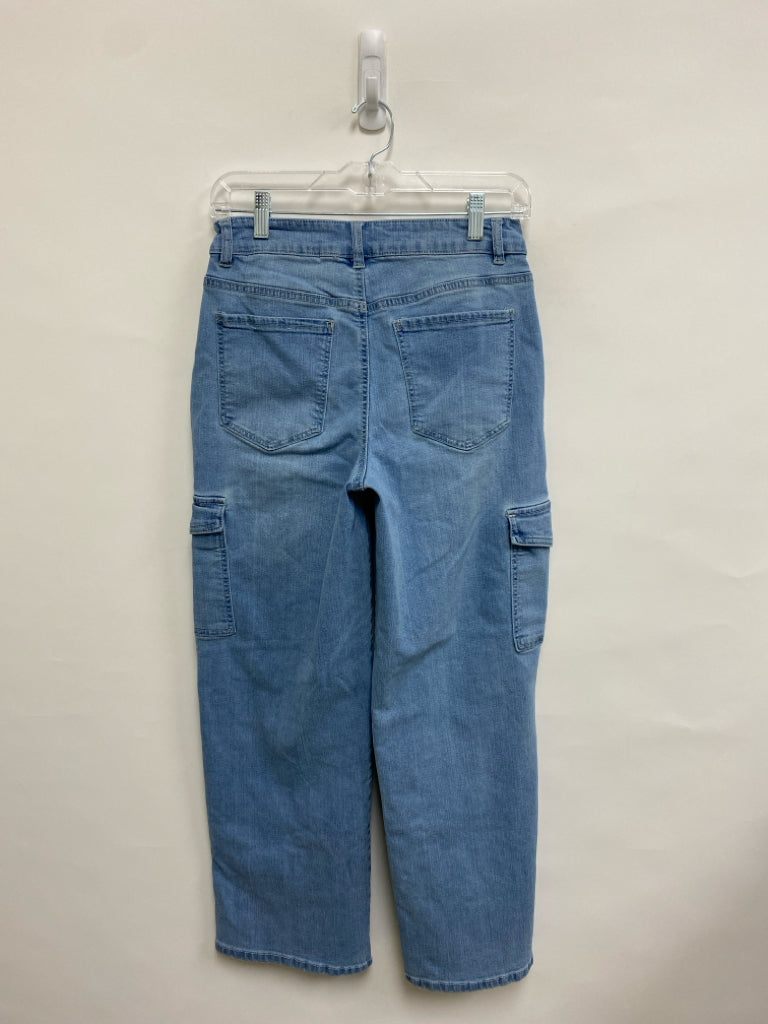 d.jeans Size 4 Light Blue Cargo Ladies Jeans