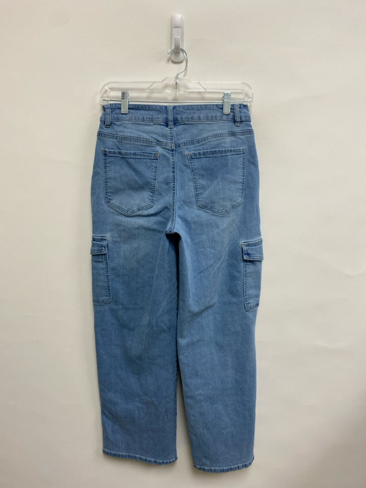 d.jeans Size 4 Light Blue Cargo Ladies Jeans
