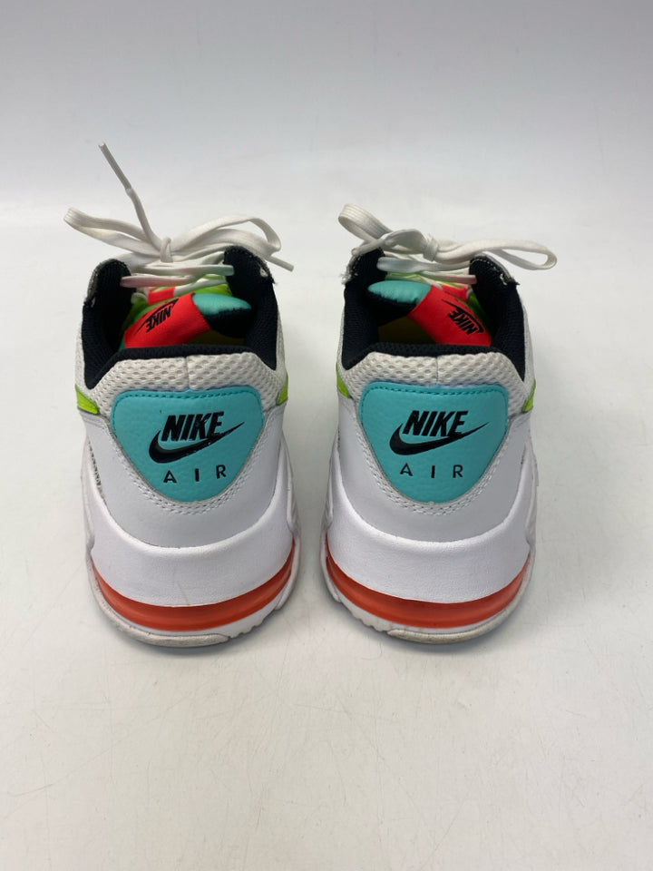 Nike US Shoe Size 9.5 White Lime Green Lace-up Sneakers