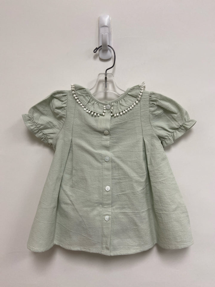 NWT ELEGANT BABY SIZE 6-9M Pale Green Brown Rabbit Girl&