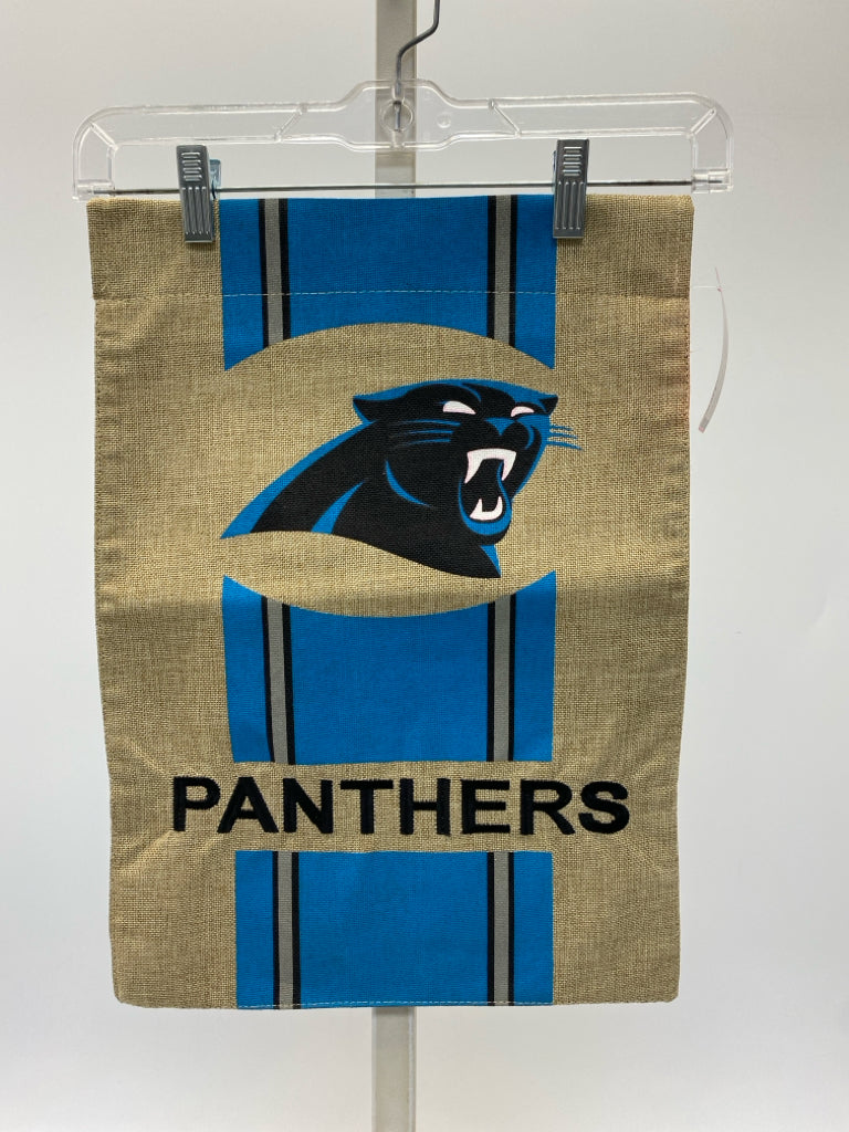 Natural Blue/Black Carolina Panthers Decorative Flag