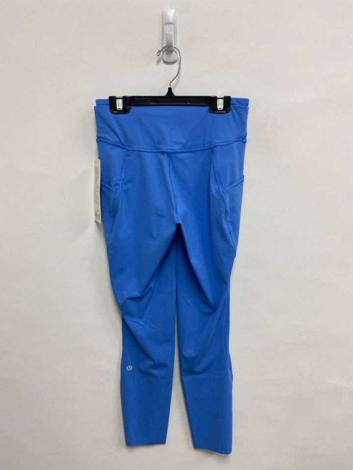 NWT Lululemon Size 6 Light Blue Athletic Leggings
