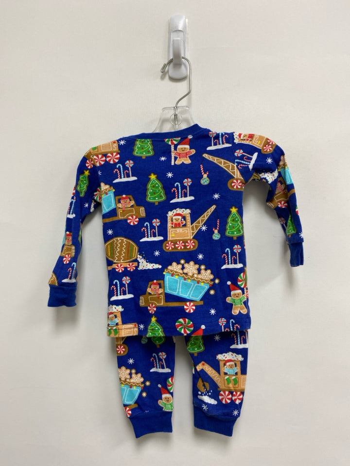 The Place SIZE 9-12M Blue/Tan Multi Color Gingerbread Boy&