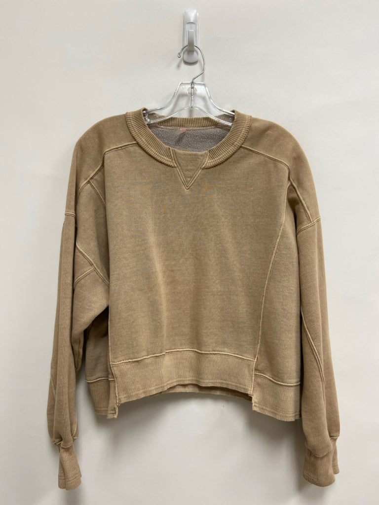 FP Movement Size M Tan Ladies Sweatshirt