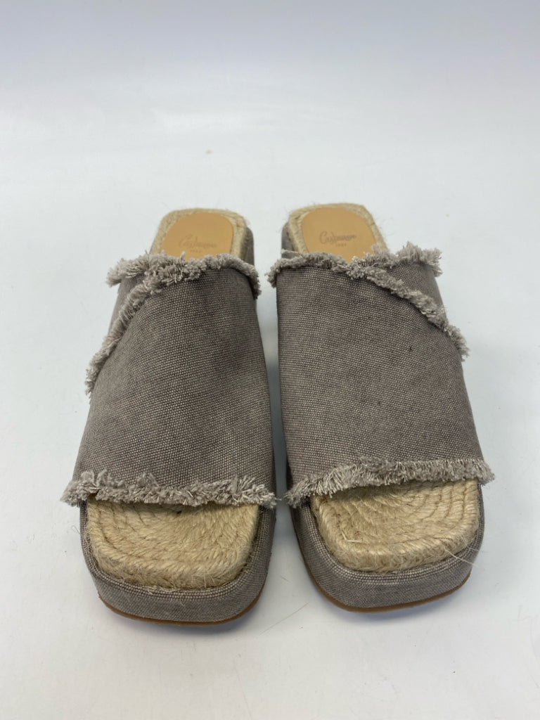 Castaner  Size 38 Gray Fringe Sandals
