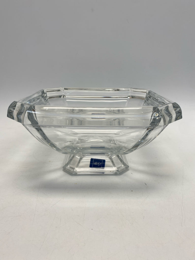 Mikasa Clear Crystal Decorative Bowl
