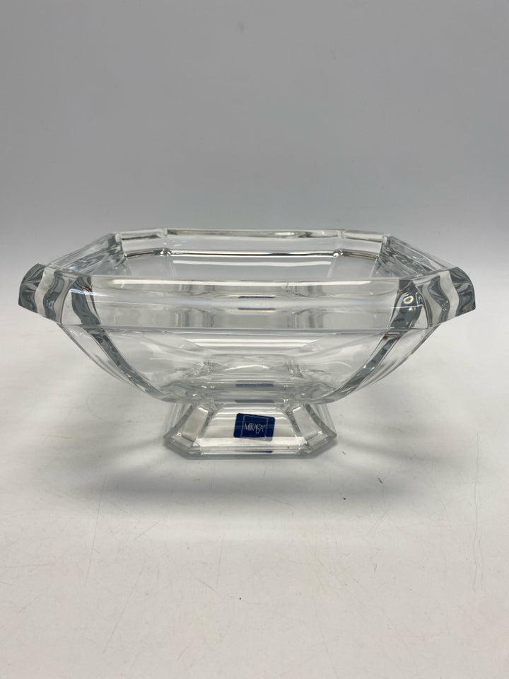Mikasa Clear Crystal Decorative Bowl