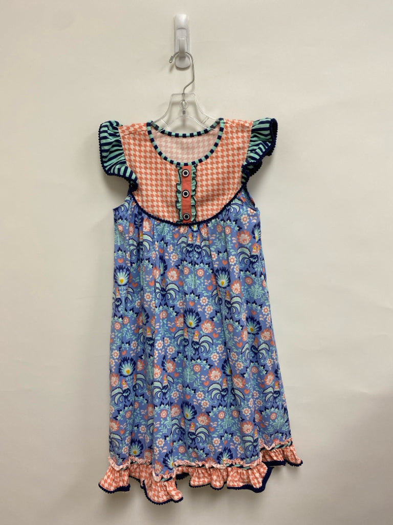SIZE 11/12 Blue Pink/Navy Floral Girl&