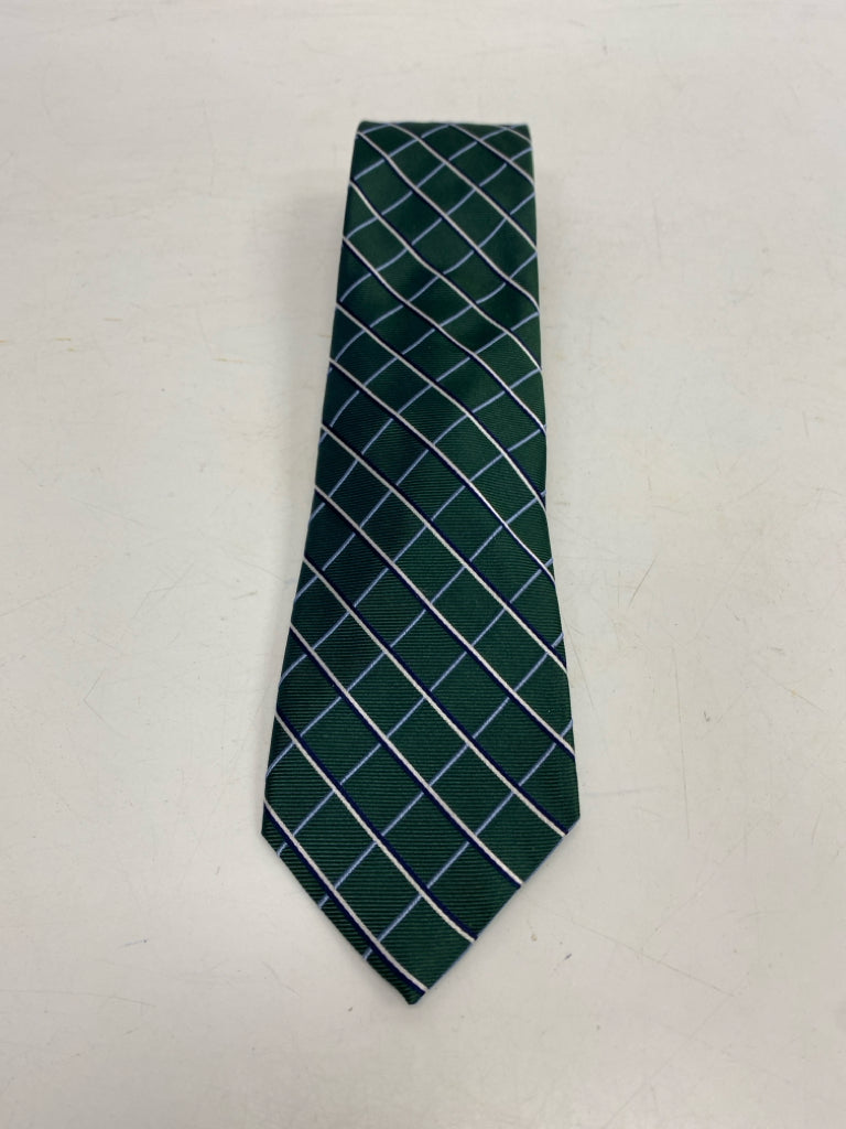 Club Room Green Powder Blue Plaid Men&