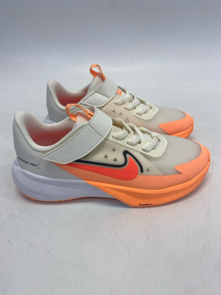 NWOT Nike SIZE 13 Cream Orange Girl&
