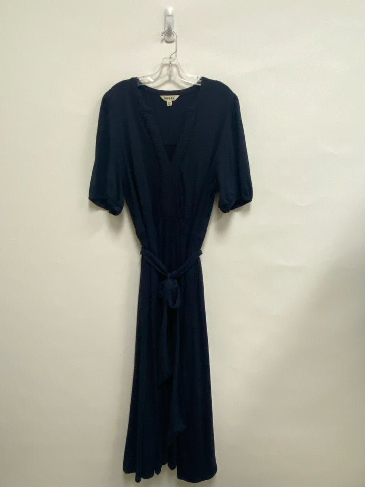 Boden  SIZE  16/18 Navy Maxi Plus Size Dress