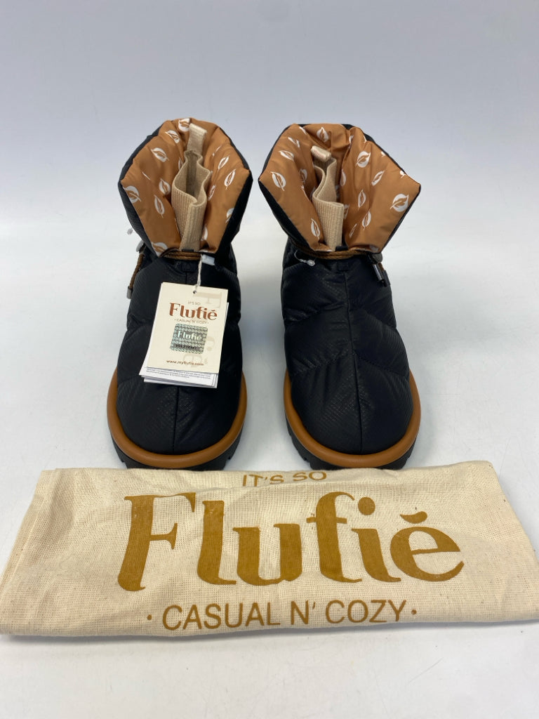 NWOT Anthropologie EU Shoe Size 40 Black Puffer Boots