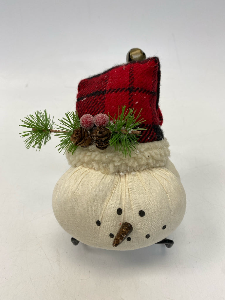 Cream Red Stuffed Winter