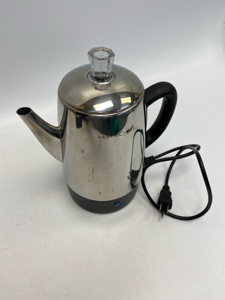 HomeCraft 10 Cup Stainless Steel Percolator Coffee Maker