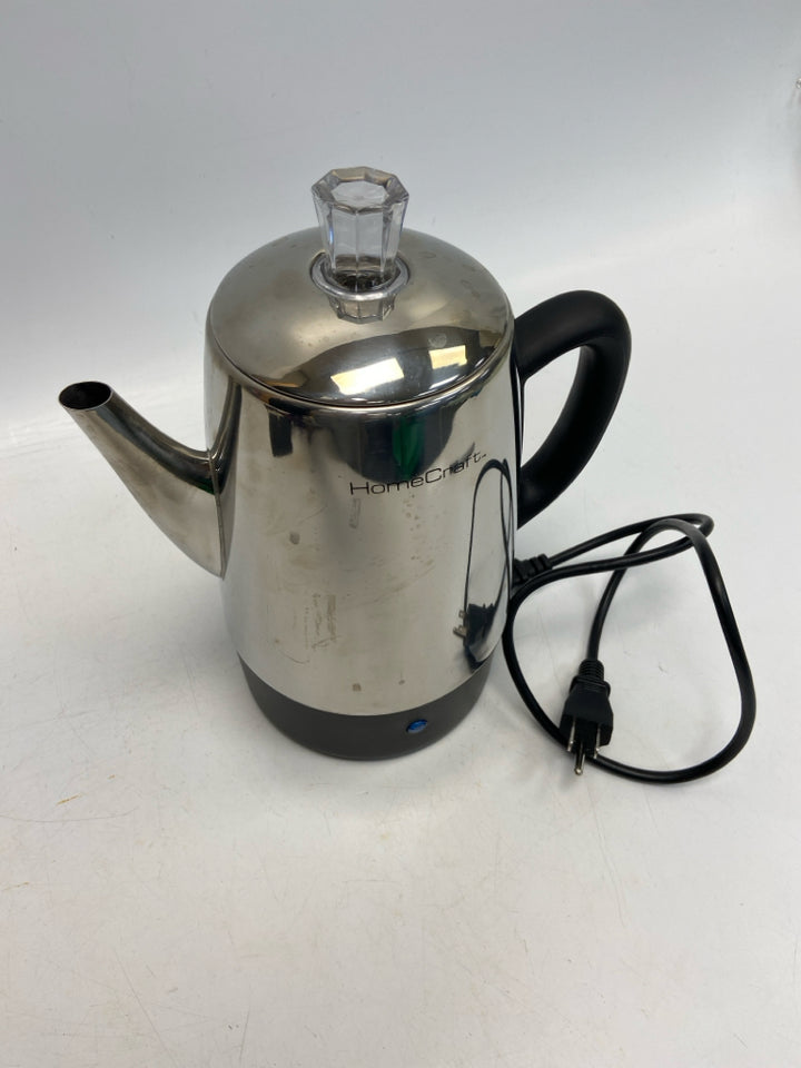HomeCraft 10 Cup Stainless Steel Percolator Coffee Maker