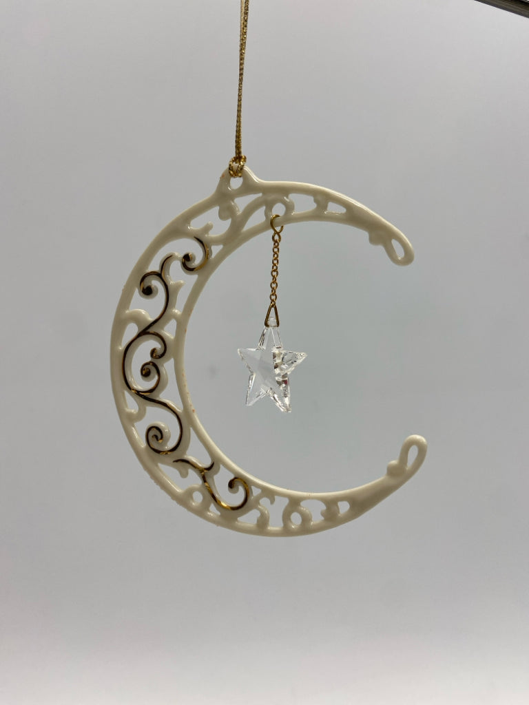 Lenox Ornaments Moon w/Star