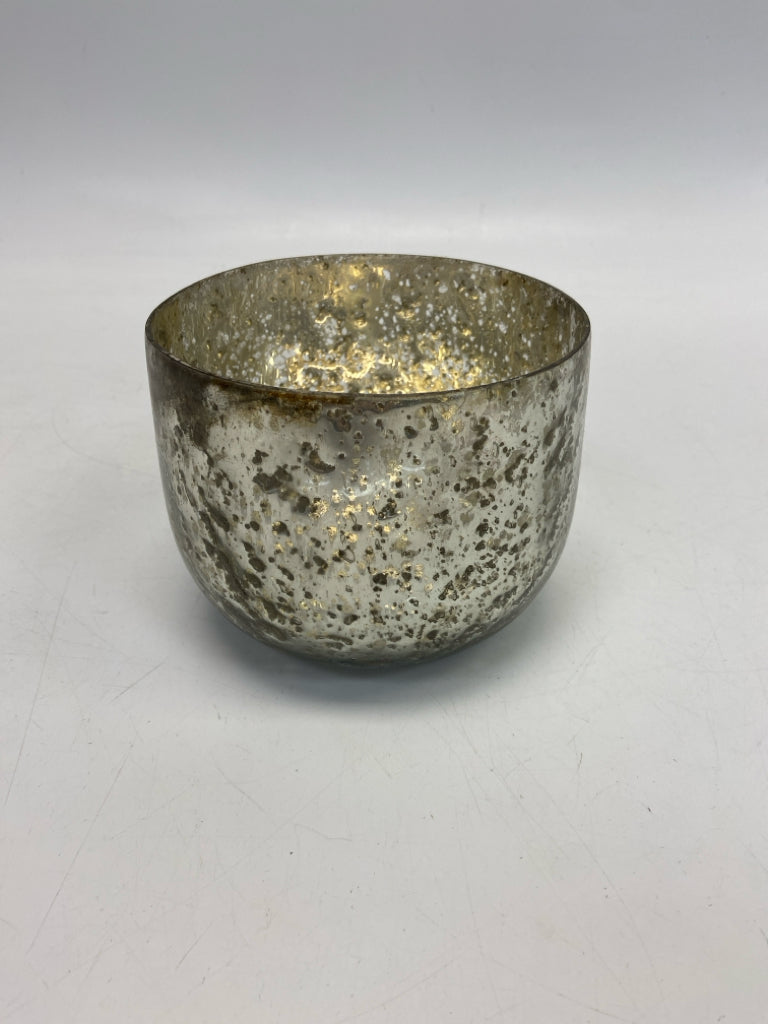 Silver Mercury Glass Candleholder(s)