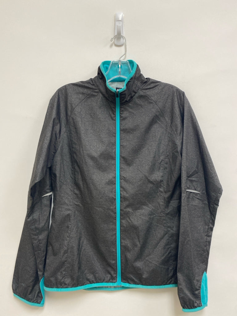 REI Size S Charcoal Black Vine Zip Down Ladies Jacket