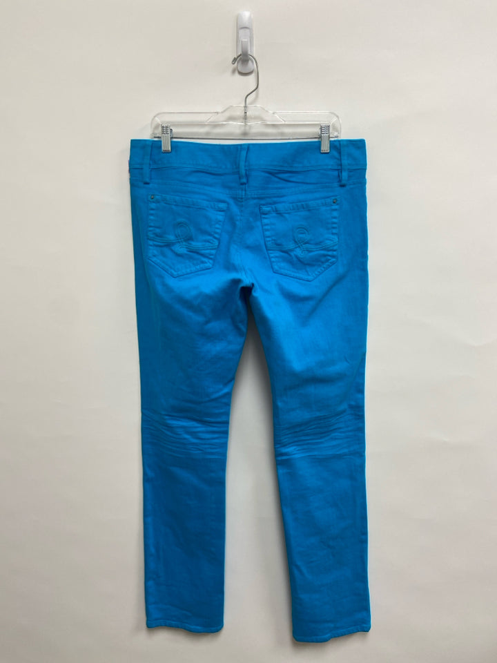 LILLY PULITZER Size 12 Turquoise Ladies Jeans