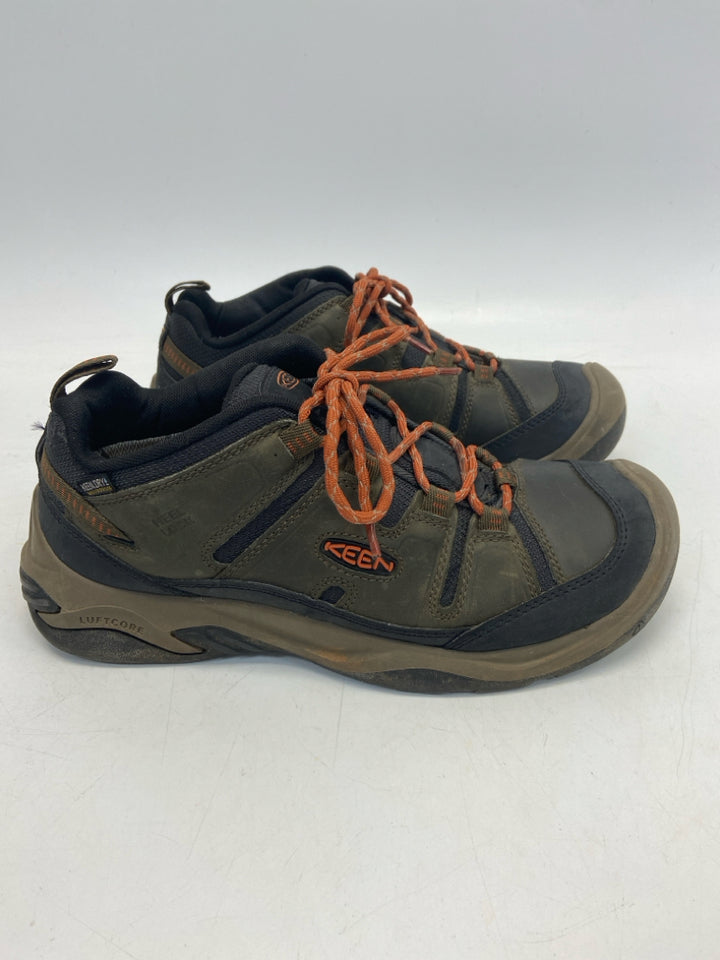 Keen Size 10 Dark Brown Black Lace-Up Men&