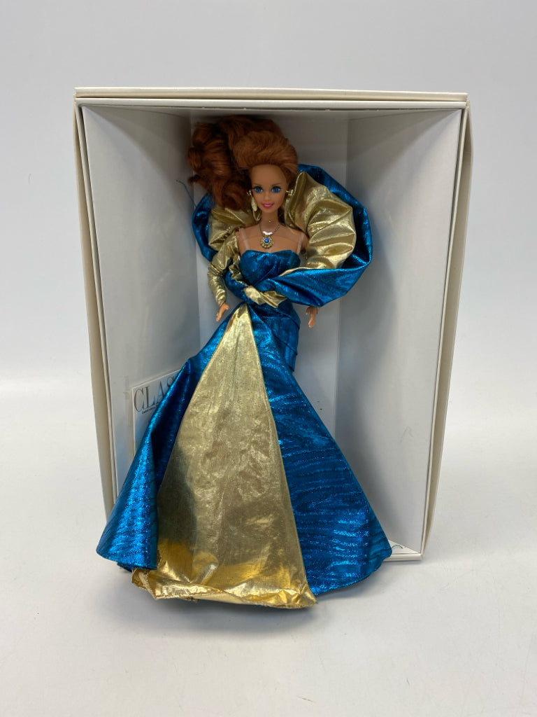 Barbie Royal Blue Gold Doll