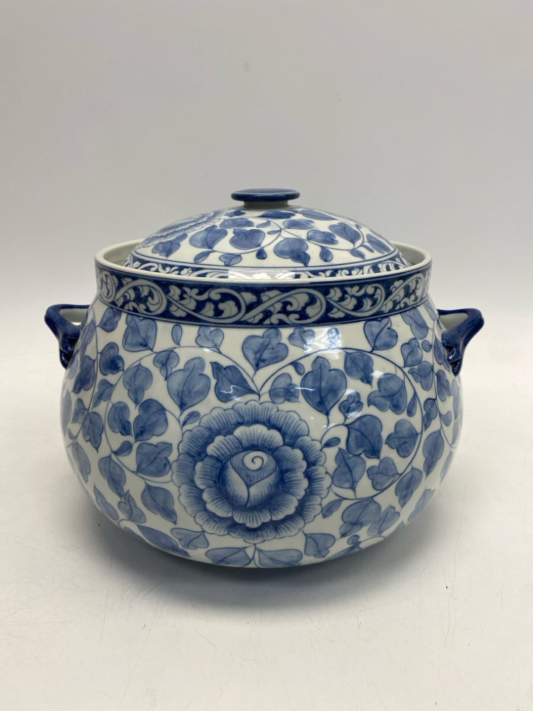 Blue/White Floral Ceramic Bowl(s)