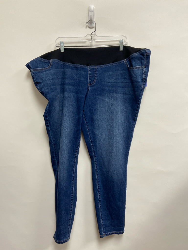 maurices Size 22W Blue Maternity Jeans