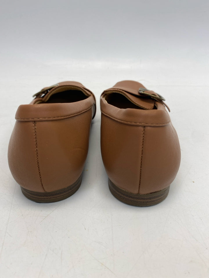 Naturalizer US Shoe Size 7.5 Brown Buckle(s) Flats