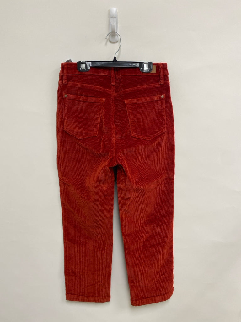 Judy Blue Size 9 Red Corduroy Ladies Pants