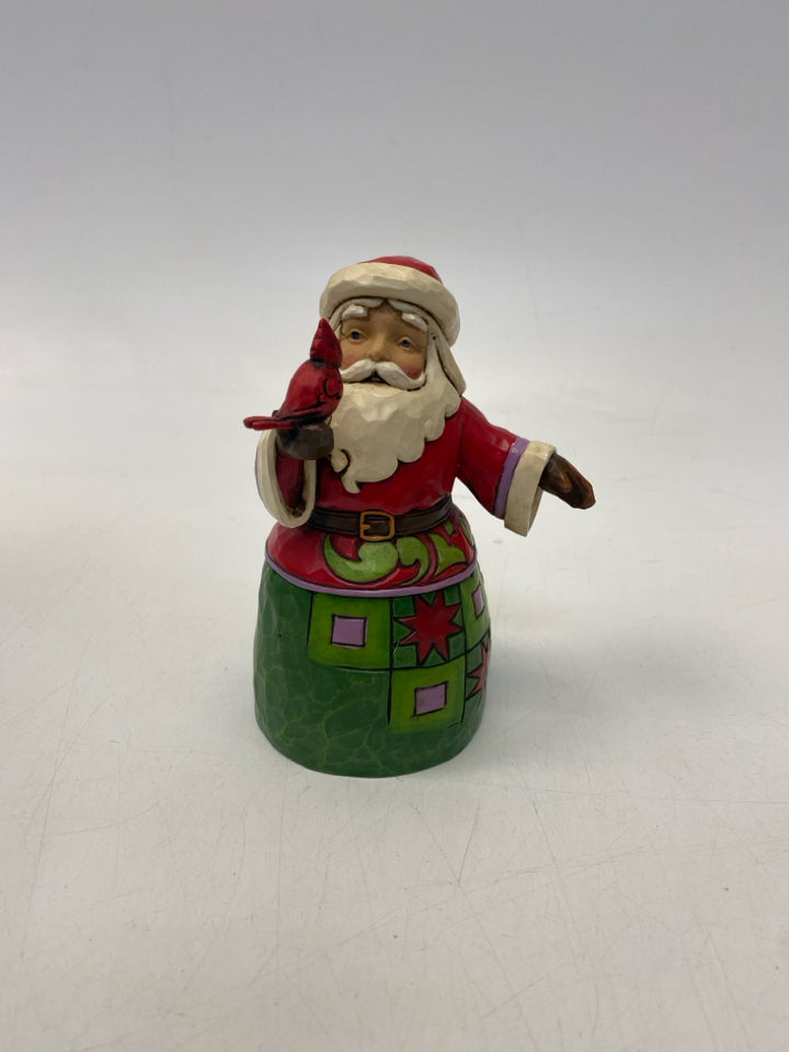 Jim Shore Red/Green Cardinal Christmas