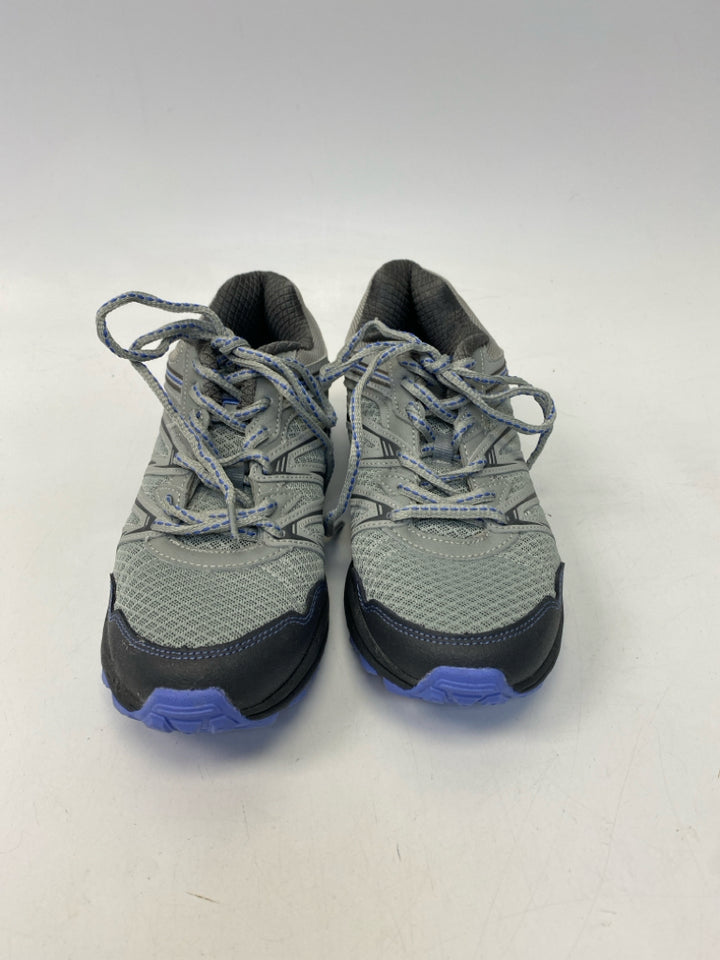 Fila US Shoe Size 8.5 Gray Purple Lace-up Sneakers