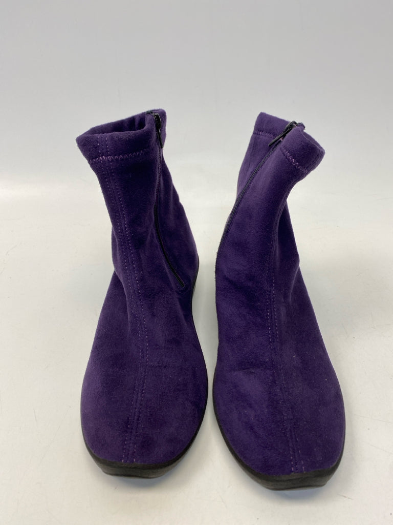 Arcopedico EU Shoe Size 40 US Shoe Size 9 Purple Side Zipper Boots