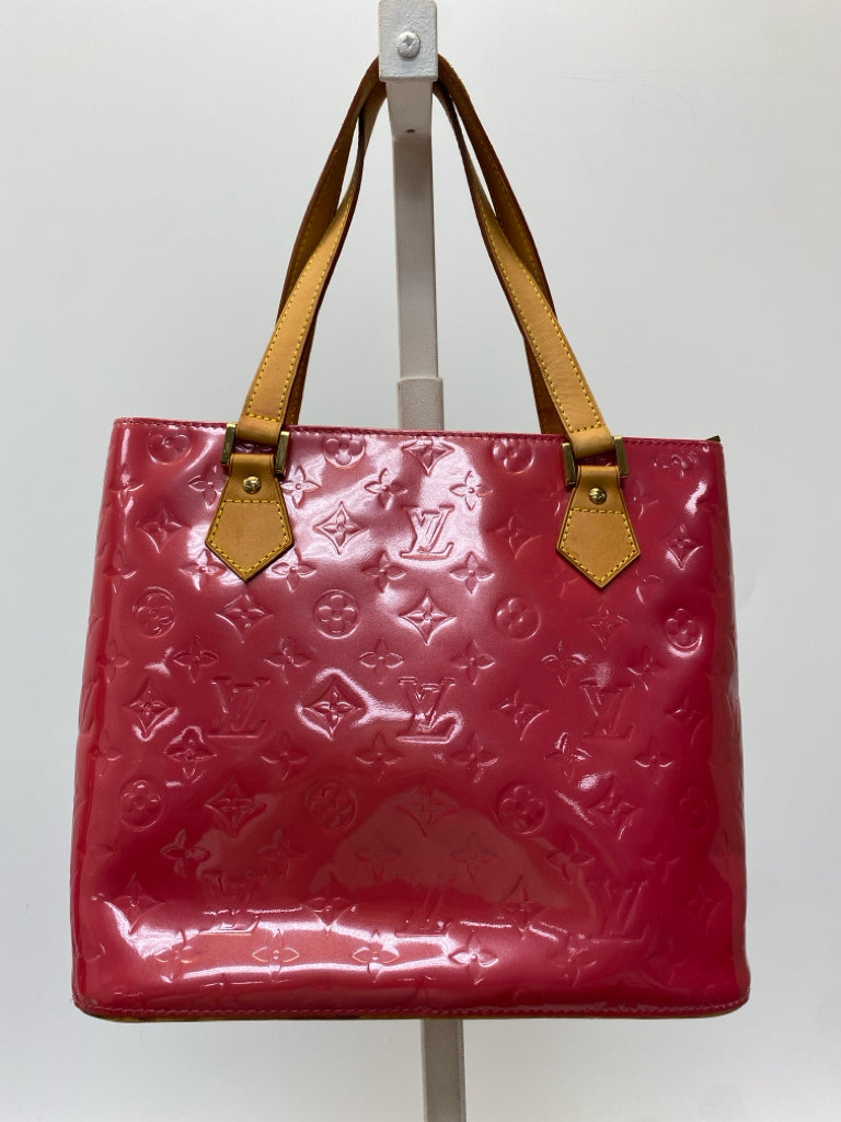 Louis Vuitton Pink Monogram Vernis Patent Tote LM1015