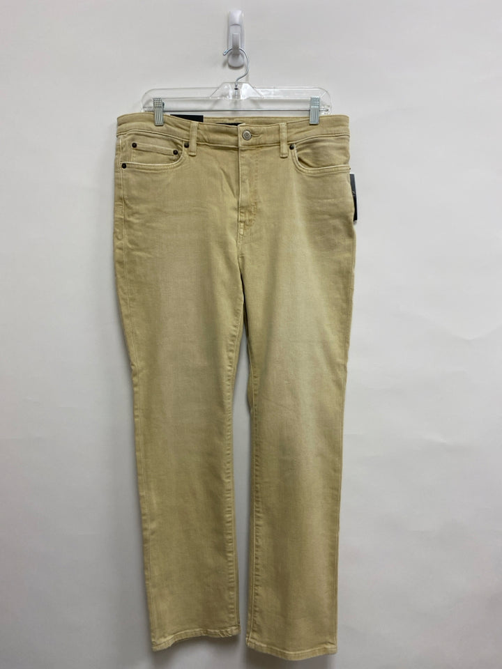 NWT Ralph Lauren Size 12 Beige Denim Ladies Jeans