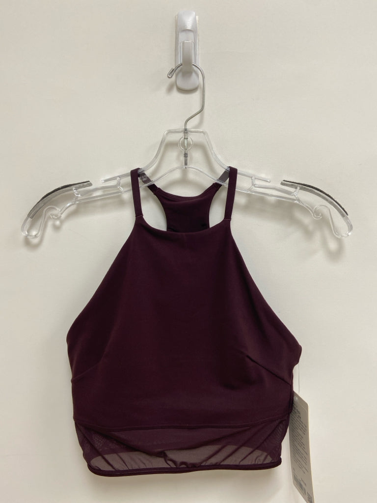 NWT Lululemon Size XS Burgundy Athletic  Bra