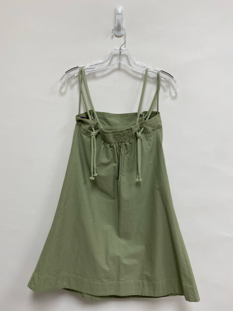 Anthropologie Size XXS Olive Green Sleeveless Ladies Dress