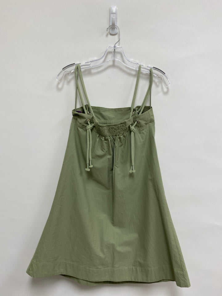 Anthropologie Size XXS Olive Green Sleeveless Ladies Dress