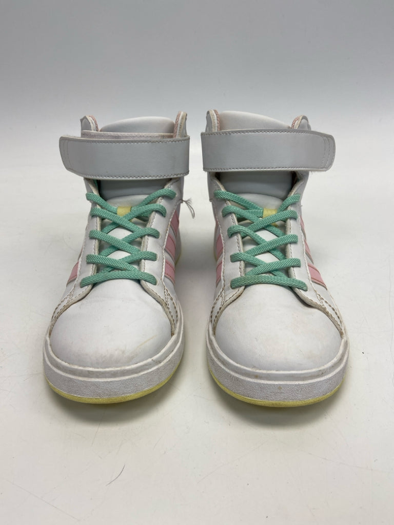 Adidas SIZE 4.5 White Pink/Green Girl&