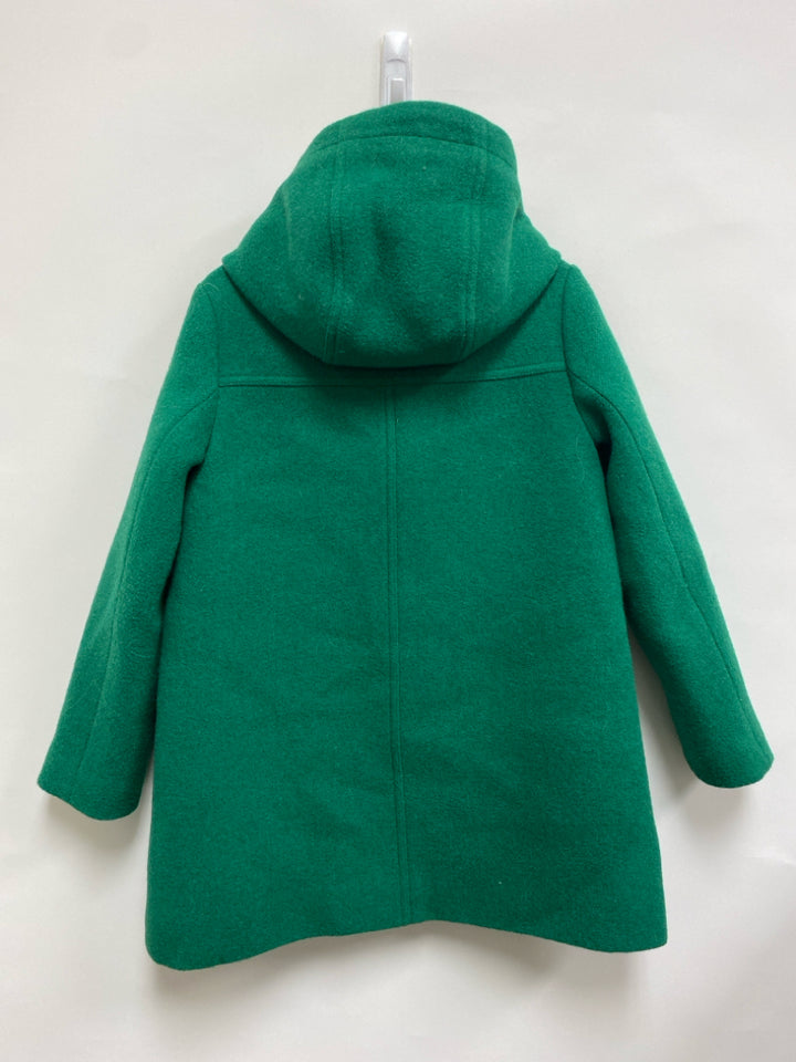 Crew Cuts SIZE 10 Green Zip Down Wool Blend Girl&