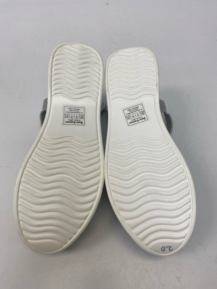 NWOT Juicy Couture  Size 8 Silver Rhinestone(s) Sandals