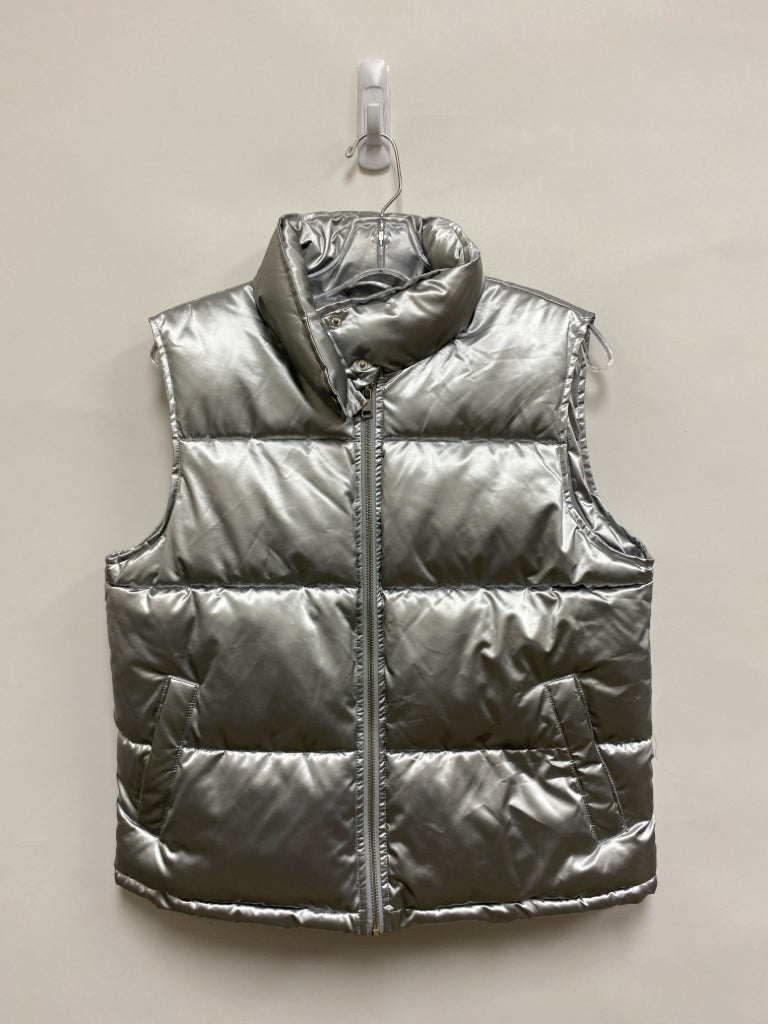 Baccini Size M Silver Puffer Ladies Vest