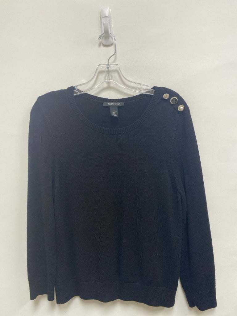 Wht House/Blk Mkt Size S Black Ladies Sweater
