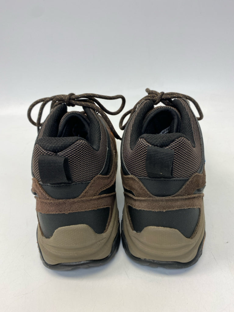 US Shoe Size 12 Brown Lace-Up Men&