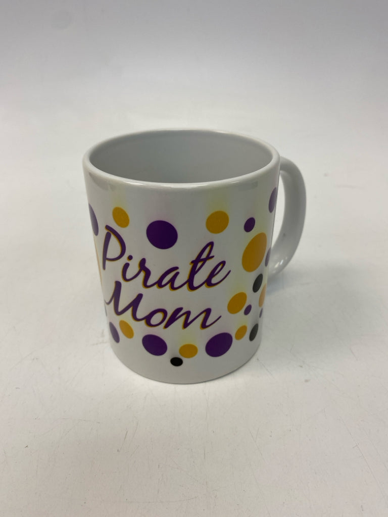 White Purple/Yellow ECU Coffee Mug