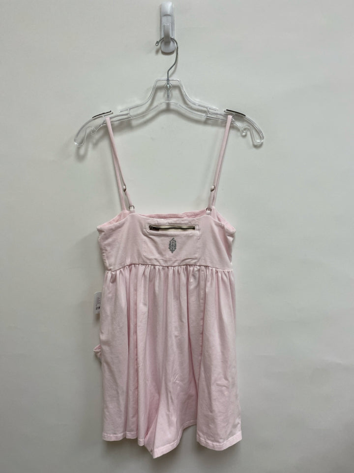 NWT Free People Size S Pale Pink Sleeveless Ladies Romper