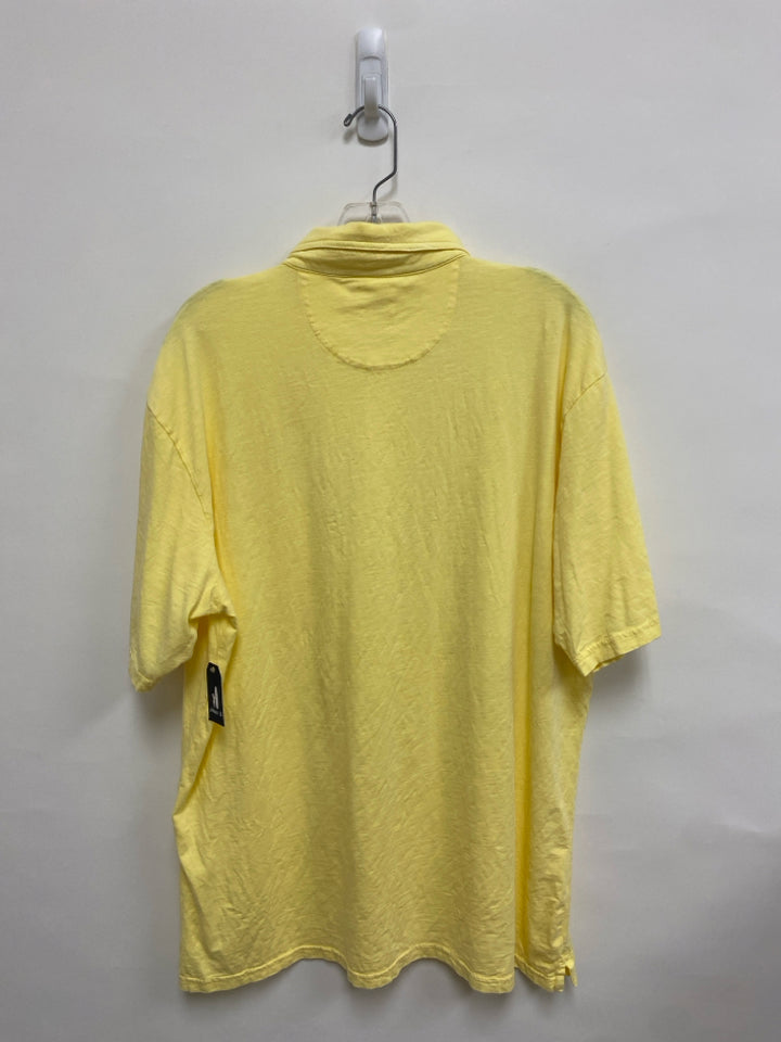 NWT johnnie-o Size XL Yellow Polo Men&
