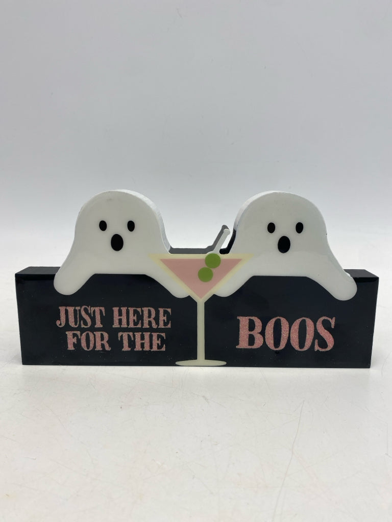 Black/White Pink Ghost Halloween